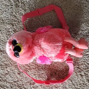 NWT TY Beanie Boos TY Gear, Glida Stuffed Animal Plush Backpack